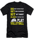 Dig Set Hit Block Play Volleyball Tinh Tran Le Thanh T-Shirt