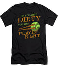 Dirty Player Softball Baseball Bat Ball Catcher Gift Thomas Larch T-Shirt