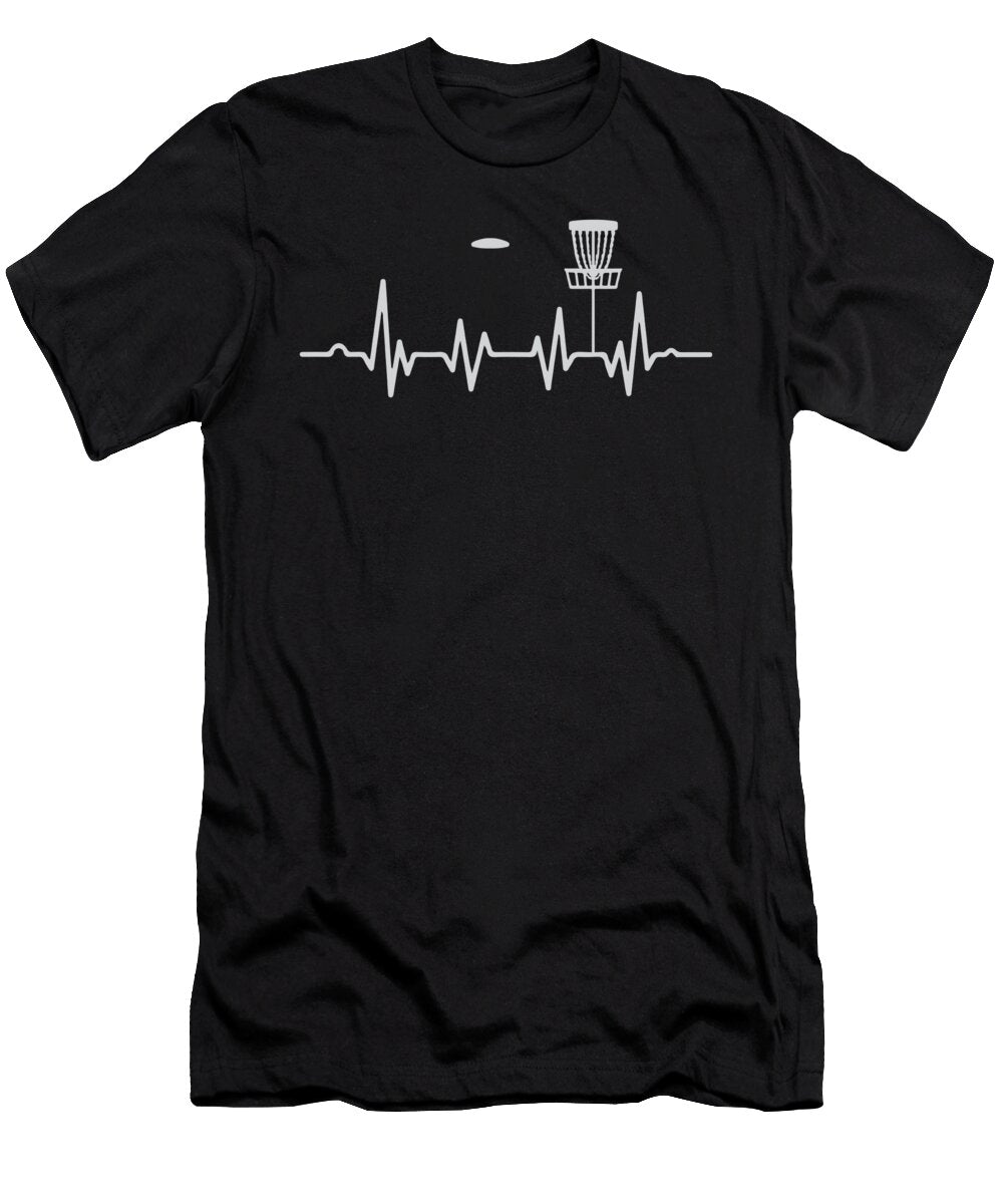 Disc Golf Heartbeat Me T-Shirt