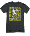 Distressed Look Softball Pitcher Best Traits for Teen Girls Kleonq Carly T-Shirt