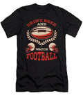 Drink Beer and Watch Football Sports Gift Thomas Larch T-Shirt