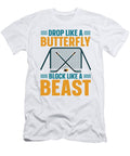 Drop Like a Butterfly Block Like a Beast Ice Hockey Toms Store T-Shirt