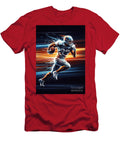 Dynamic Football Player in Motion Carlos V T-Shirt