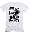 Eat Sleep Box Repeat Boxing Boxer Uppercut Jab Mister T-Shirt