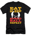 Eat Sleep Speedball Repeat Bouncerball Cricket Alessandra Roth T-Shirt