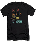Eat Sleep Uwr Repeat Scuba Diver Uw Rugby Underwater Rugby Marco Rothe T-Shirt