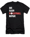 Eat Sleep Volleyball Repeat Gift with Sayings Noirty Designs T-Shirt
