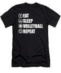Eat Sleep Volleyball Repeat Sports Gift Bi Nutz T-Shirt