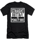 Enforcer Ice Hockey Player Straight Outta the Penalty Box Maximus Designs T-Shirt