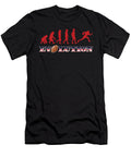 Evolution of Rugby Player American Football USA Gift Thomas Larch T-Shirt