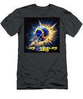 Exploding Los Angeles Rams Helmet Kevin Walker and Pixel Reverie T-Shirt