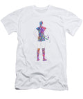 Female Volleyball Player Art Galaxy T-Shirt