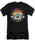 Field Hockey My Blood Type Is Retro Hockey Goalie Tshirtconcepts Marvin Poppe T-Shirt