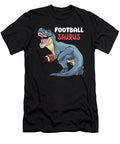 Football Dinosaur T Rex Funny Football Saurus Rugby Player Toto Murot T-Shirt