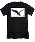 Football Falcon Purple College Mascot Designs T-Shirt