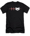 Football Heartbeat Goalie Rugby Footballer Players Team Sports Gift Thomas Larch T-Shirt