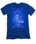 Football Helmet Patent 1927 Blue Stephen Younts T-Shirt