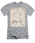Football Helmet Patent Football Art Antique Vintage Patent Press T-Shirt