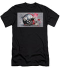 Football Helmet with Splatter Art Kevin Walker and Pixel Reverie T-Shirt