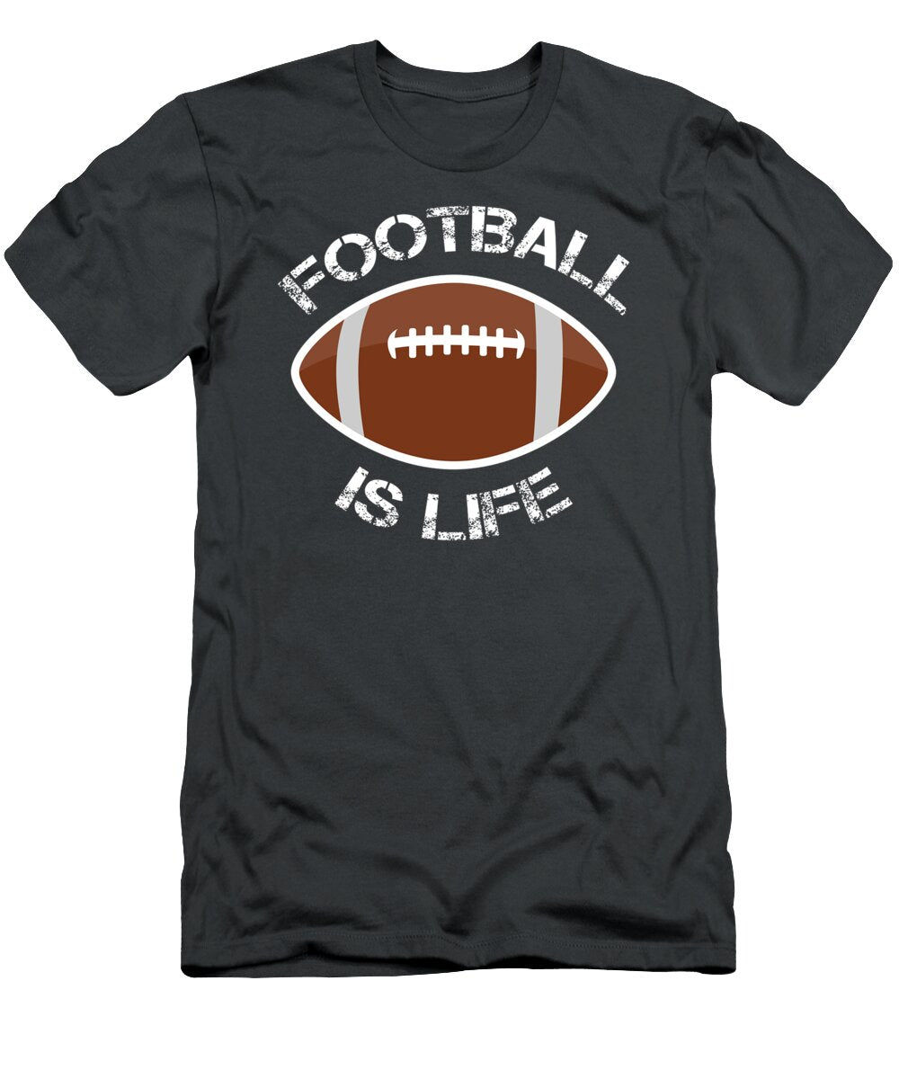 Football Is Life Player Athlete Quarterback Aleenn Mary T-Shirt