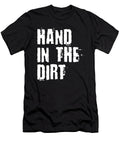 Football Lineman for Men Gloves Hand in the Dirt Print Noirty Designs T-Shirt