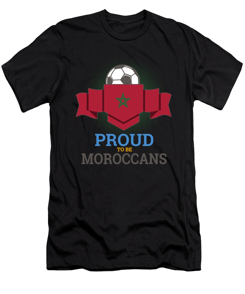 Football Moroccans Morocco Soccer Team Sports Footballer Goalie Rugby Gift Thomas Larch T-Shirt