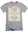 Football Pads Patent American Football Art Antique Vintage Patent Press T-Shirt