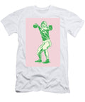 Football Player About to Throw Ball Csa Images T-Shirt