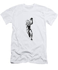 Football Player Catching Ball Csa Images T-Shirt