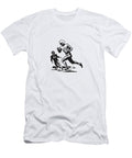 Football Player Running with Ball and About to Be Tackled Csa Images T-Shirt