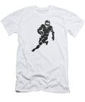 Football Player Silhouette Johnnie Art T-Shirt