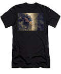 Football Quarterback in Smoke and Haze Elaine Plesser T-Shirt