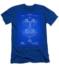 Football Shoulder Pads Patent 1913 Blue Stephen Younts T-Shirt