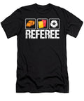 Football Soccer Coach Sports Judge Scorer Gift Referee Ref Thomas Larch T-Shirt