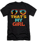 Football Thats My Girl Retro Football Parent Faiz Nawaz T-Shirt