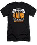 Football When It Rains Its Scores Sports Football Player Toms Store T-Shirt