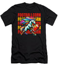 Footballcorn American Football Footballer Player Unicorn Crazy Squirrel T-Shirt