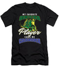 Footballer Goalie My Favorite Soccer Player Calls Me Grandma Footballer Gift Thomas Larch T-Shirt