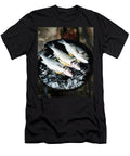 Fresh Fish on a Barbecue Garnished with Lemon and Rosemary Miha Lorencak T-Shirt