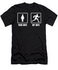 Funny American Football Wife Player Gift USA Muc Designs T-Shirt