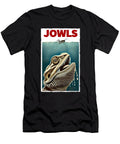 Funny Bearded Dragon and Cricket Parody Jowls Bearded Dragon Lover Job T-Shirt