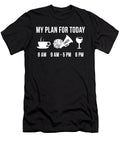 Funny Cricket Athlete Sports My Plan for Today Lukas Davis T-Shirt