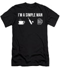 Funny Cricket Athlete Sports Simple Man Lukas Davis T-Shirt