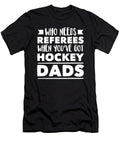 Funny Hockey Dad Parent Design Noirty Designs T-Shirt