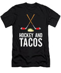 Funny Hockey Lover Hockey and Tacos Eq Designs T-Shirt