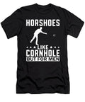 Funny Horseshoe Pitching Men Pitcher Me T-Shirt