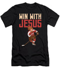 Funny Ice Hockey Player Jesus Me T-Shirt