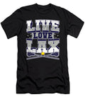 Funny Lacrosse Lax Live Love Lax Crazy Squirrel T-Shirt