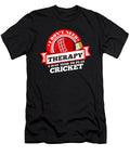 Funny Quote I Dont Need Therapy I Just Need to Play Cricket Orange Pieces T-Shirt