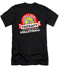 Funny Quote I Dont Need Therapy I Just Need to Play Volleyball Orange Pieces T-Shirt